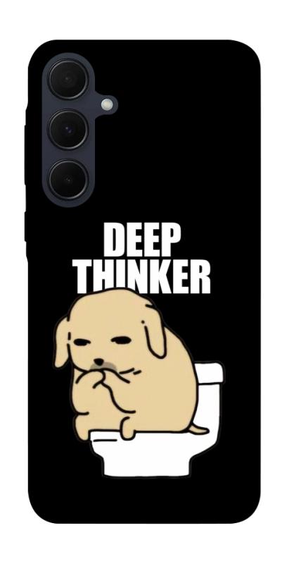 Чохол itsPrint Deep thinker для Samsung Galaxy A35, меми, купити оптом з доставкою
