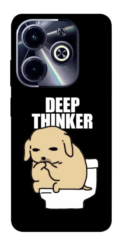 Чохол itsPrint Deep thinker для Infinix Hot 40i, меми, купити оптом з доставкою