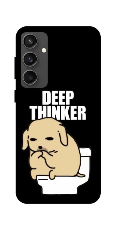 Чохол itsPrint Deep thinker для Samsung Galaxy S24 FE, меми, купити оптом з доставкою