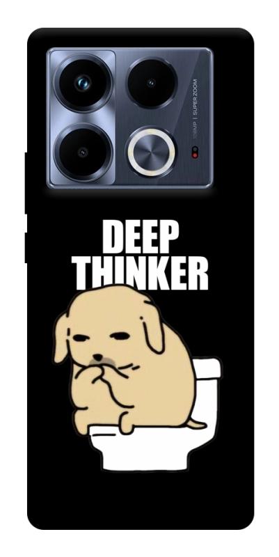 Чохол itsPrint Deep thinker для Infinix Note 40 4G, меми, купити оптом з доставкою