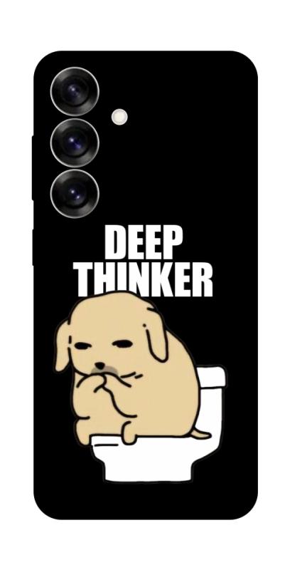 Чохол itsPrint Deep thinker для Samsung Galaxy S25, меми, купити оптом з доставкою