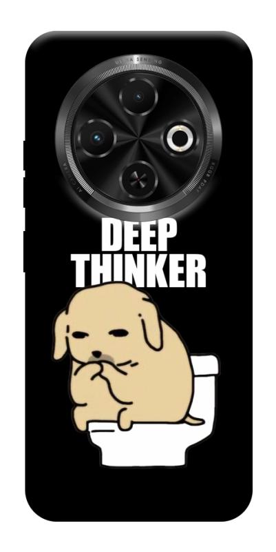 Чохол itsPrint Deep thinker для TECNO Spark 30C, меми, купити оптом з доставкою