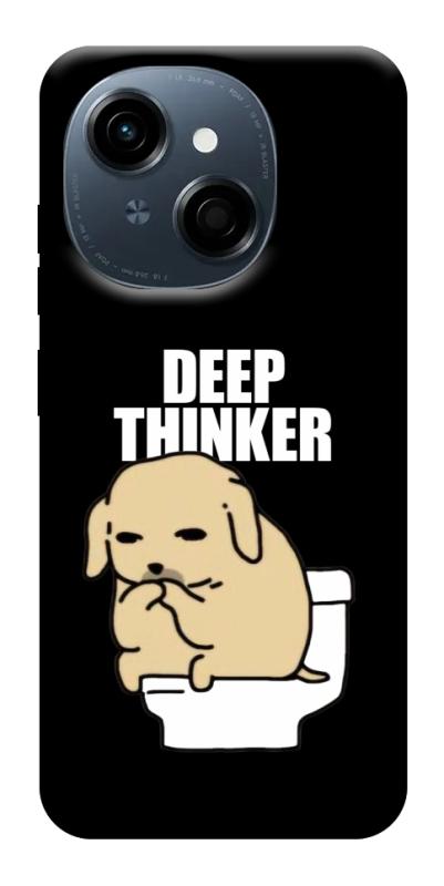Чохол itsPrint Deep thinker для TECNO Spark Go 1, меми, купити оптом з доставкою