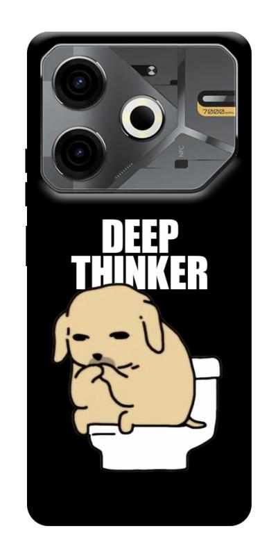 Чохол itsPrint Deep thinker для TECNO Pova 6 Neo (LI6), меми, купити оптом з доставкою