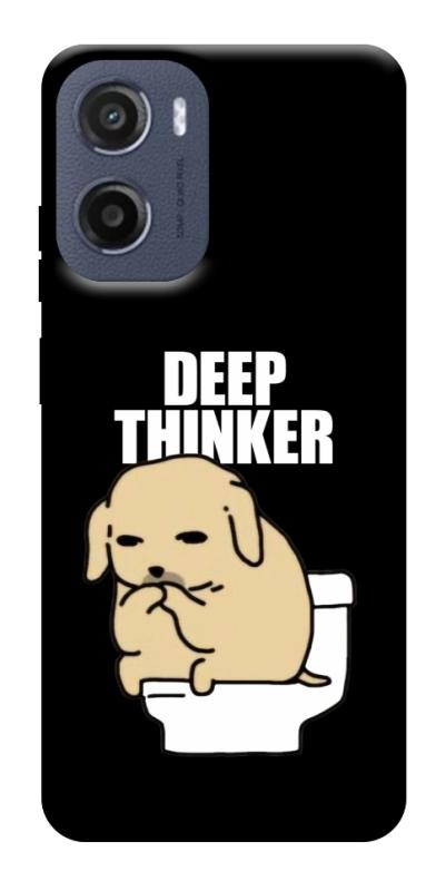 Чохол itsPrint Deep thinker для Motorola Moto G05, меми, купити оптом з доставкою