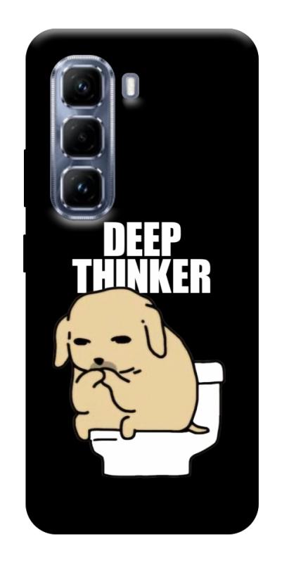 Чохол itsPrint Deep thinker для Infinix Hot 50 Pro, меми, купити оптом з доставкою