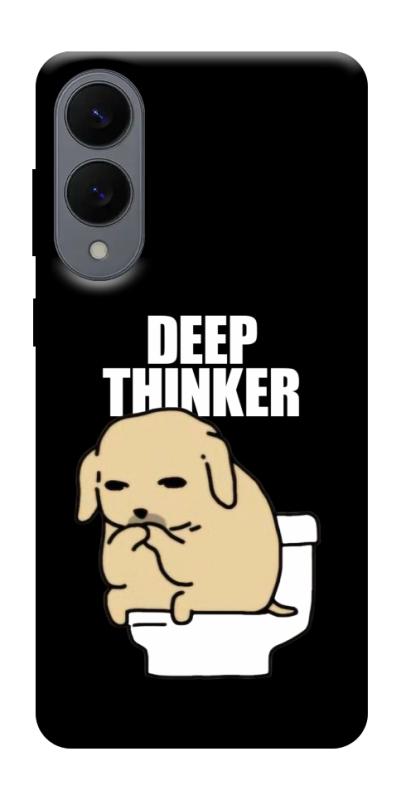 Чохол itsPrint Deep thinker для Samsung Galaxy S25 Edge, меми, купити оптом з доставкою