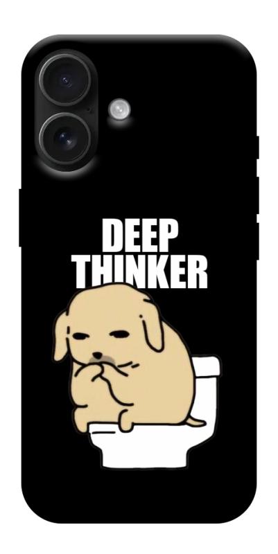 Чохол itsPrint Deep thinker для Apple iPhone 17 (6.3"), меми, купити оптом з доставкою