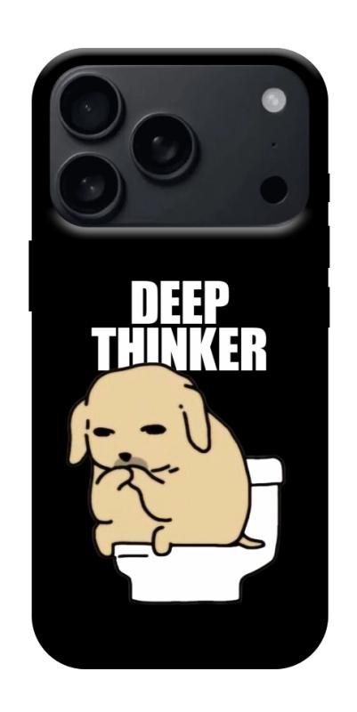 Чохол itsPrint Deep thinker для Apple iPhone 17 Pro (6.3"), меми, купити оптом з доставкою