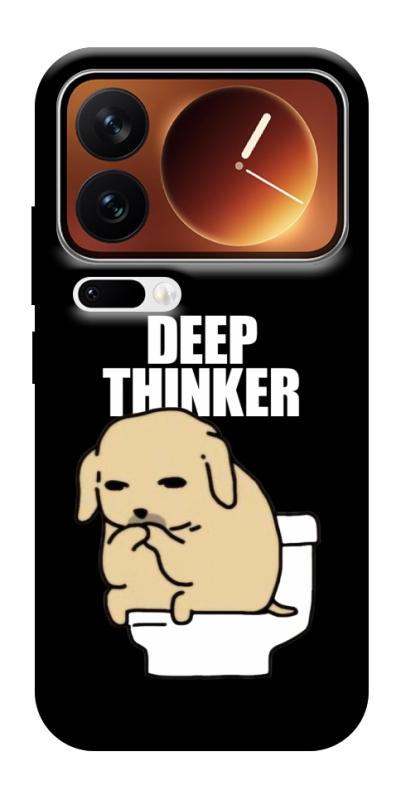 Чохол itsPrint Deep thinker для Xiaomi 17 Pro Max, меми, купити оптом з доставкою