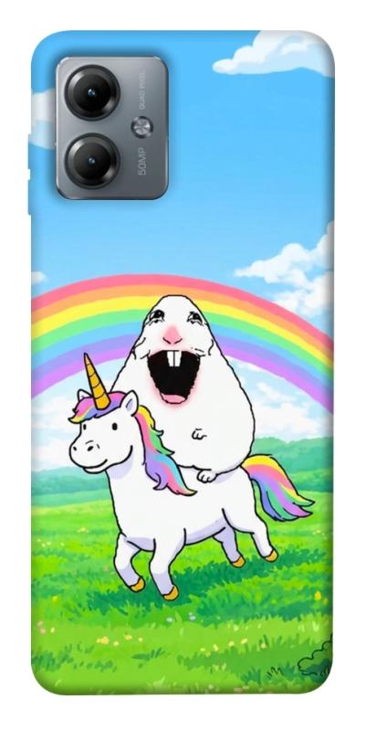 Чохол itsPrint Hampter для Motorola Moto G14, меми, купити оптом з доставкою