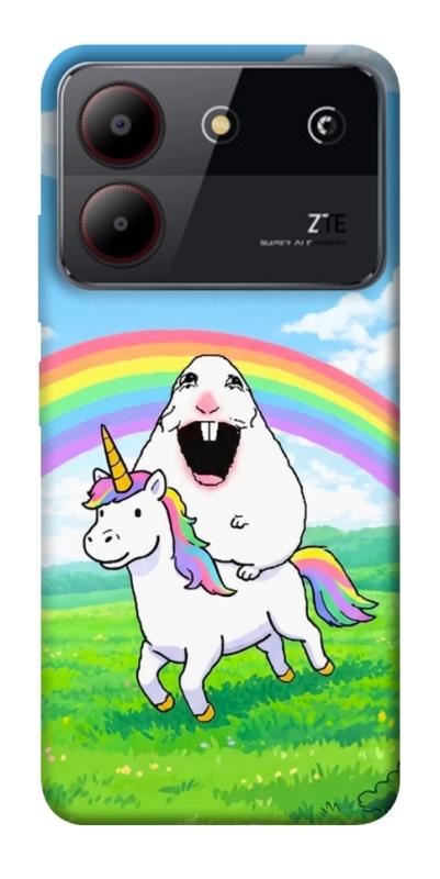 Чохол itsPrint Hampter для ZTE Blade A54 4G, меми, купити оптом з доставкою