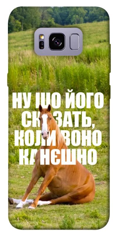 Чохол itsPrint Horse sitting для Samsung G955 Galaxy S8 Plus, меми, купити оптом з доставкою