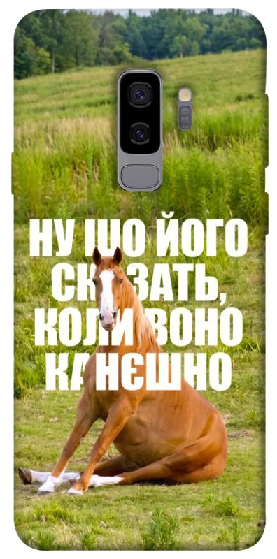 Чохол itsPrint Horse sitting для Samsung Galaxy S9+, меми, купити оптом з доставкою