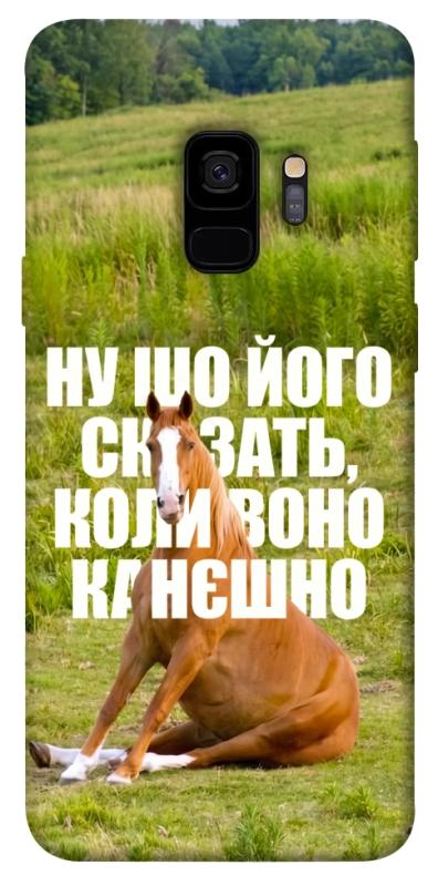 Чохол itsPrint Horse sitting для Samsung Galaxy S9, меми, купити оптом з доставкою