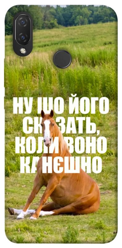 Чохол itsPrint Horse sitting для Huawei P Smart+ (nova 3i), меми, купити оптом з доставкою
