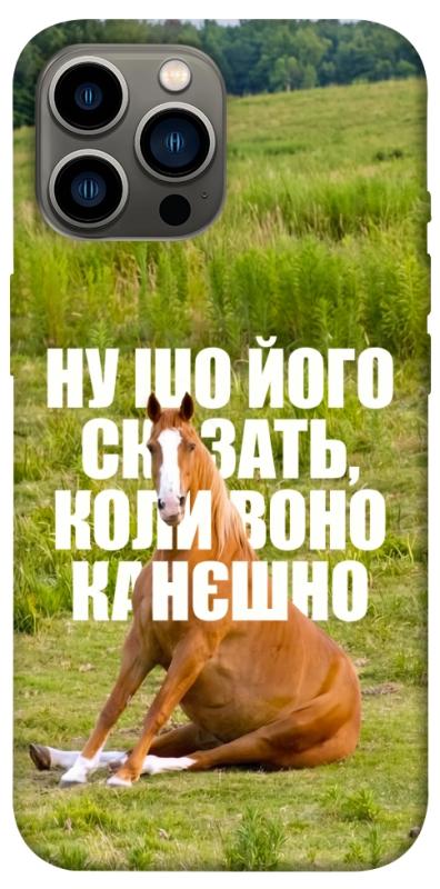 Чохол itsPrint Horse sitting для Apple iPhone 13 Pro Max (6.7"), меми, купити оптом з доставкою
