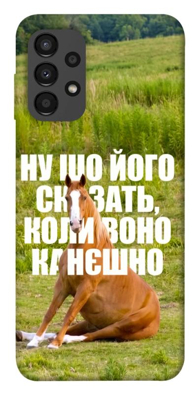 Чохол itsPrint Horse sitting для Samsung Galaxy A13 4G, меми, купити оптом з доставкою