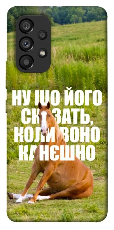 Чохол itsPrint Horse sitting для Samsung Galaxy A53 5G, меми, купити оптом з доставкою