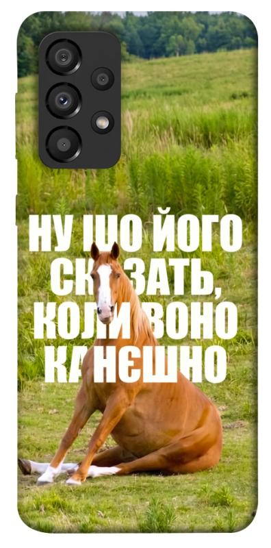 Чохол itsPrint Horse sitting для Samsung Galaxy A33 5G, меми, купити оптом з доставкою
