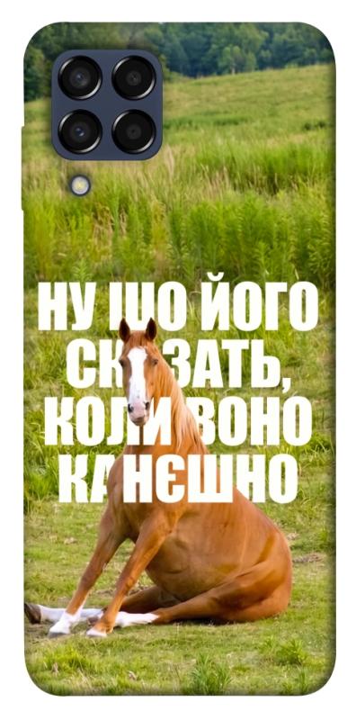 Чохол itsPrint Horse sitting для Samsung Galaxy M33 5G, меми, купити оптом з доставкою