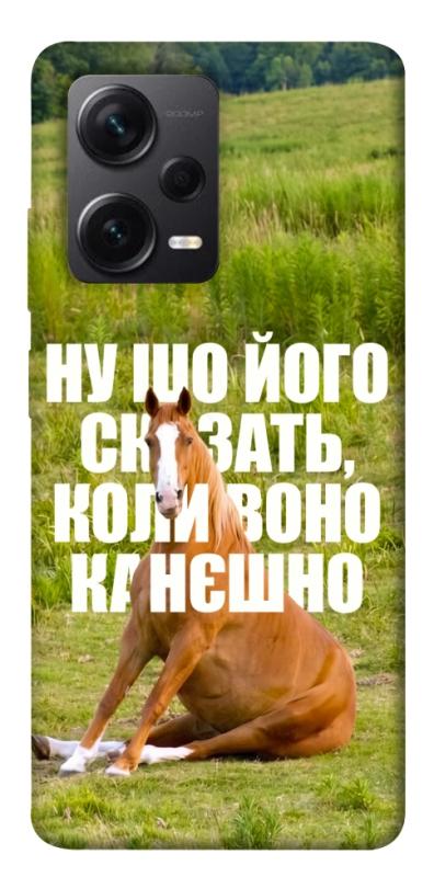 Чохол itsPrint Horse sitting для Xiaomi Redmi Note 12 Pro+ 5G, меми, купити оптом з доставкою