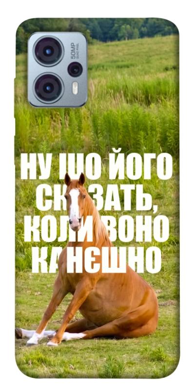 Чохол itsPrint Horse sitting для Motorola Moto G23, меми, купити оптом з доставкою