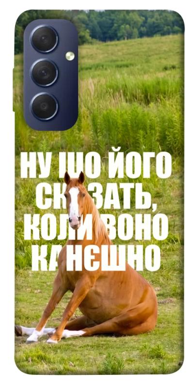 Чохол itsPrint Horse sitting для Samsung Galaxy M54 5G, меми, купити оптом з доставкою