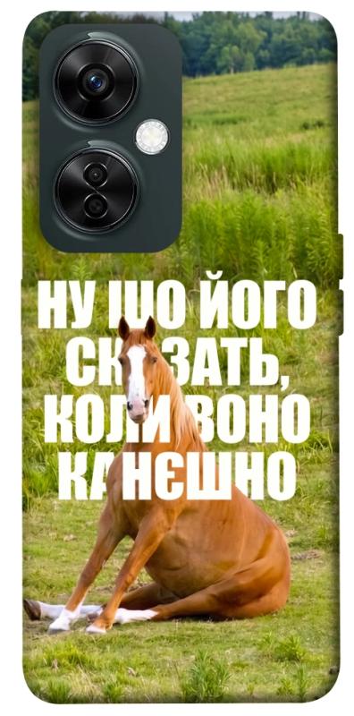 Чохол itsPrint Horse sitting для OnePlus Nord CE 3 Lite, меми, купити оптом з доставкою