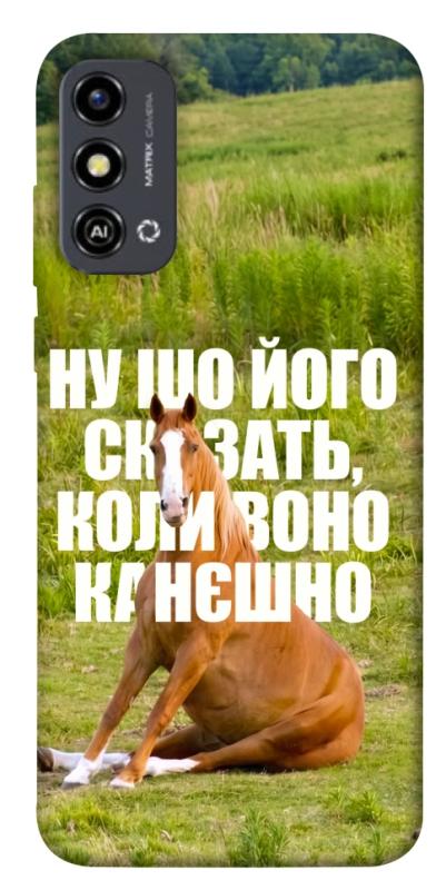 Чохол itsPrint Horse sitting для ZTE Blade A53, меми, купити оптом з доставкою