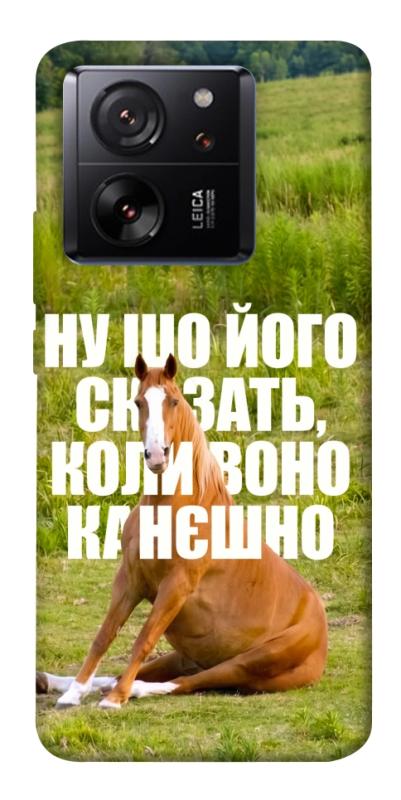 Чохол itsPrint Horse sitting для Xiaomi 13T, меми, купити оптом з доставкою
