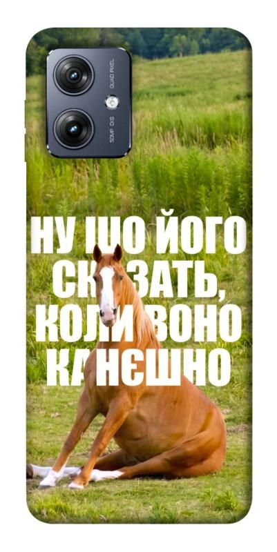Чохол itsPrint Horse sitting для Motorola Moto G54, меми, купити оптом з доставкою