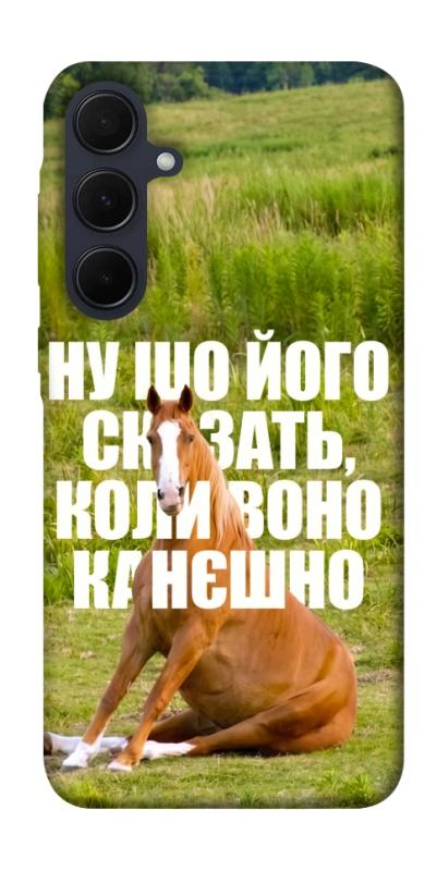 Чохол itsPrint Horse sitting для Samsung Galaxy A55, меми, купити оптом з доставкою