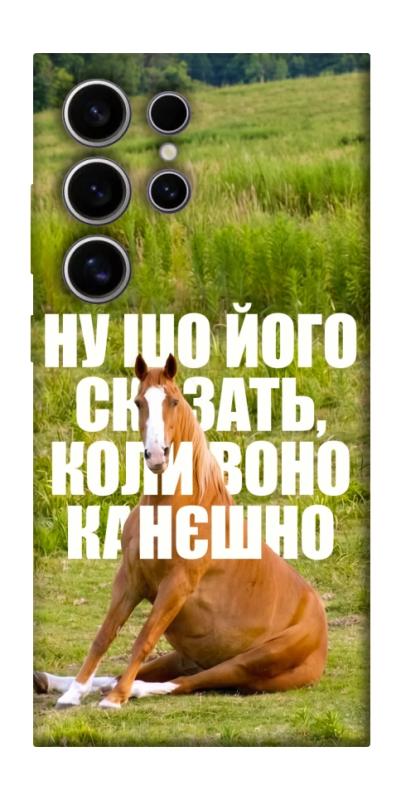 Чохол itsPrint Horse sitting для Samsung Galaxy S25 Ultra, меми, купити оптом з доставкою