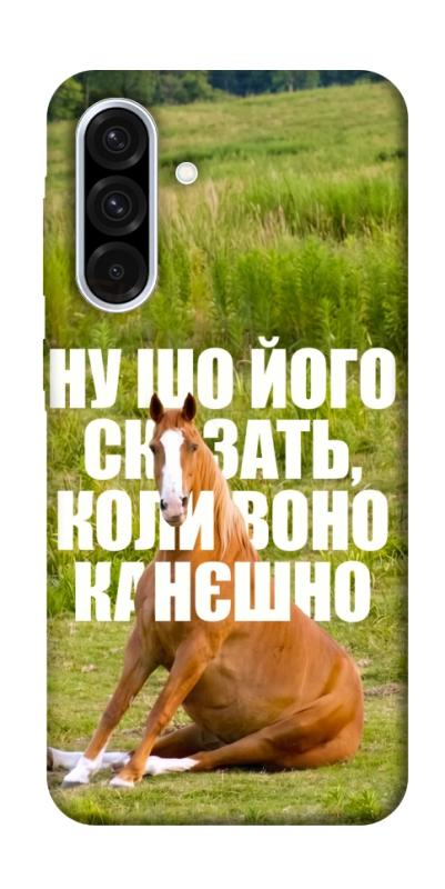 Чохол itsPrint Horse sitting для Samsung Galaxy A36 5G, меми, купити оптом з доставкою
