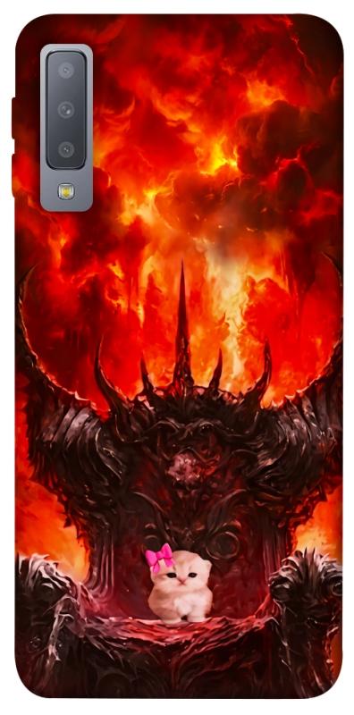 Чохол itsPrint Kitty hell для Samsung A750 Galaxy A7 (2018), меми, купити оптом з доставкою