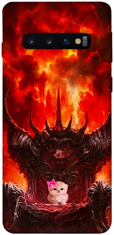 Чохол itsPrint Kitty hell для Samsung Galaxy S10, меми, купити оптом з доставкою
