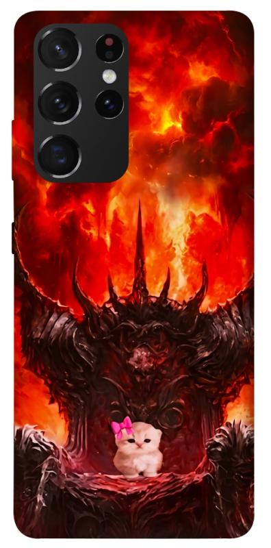 Чохол itsPrint Kitty hell для Samsung Galaxy S21 Ultra, меми, купити оптом з доставкою