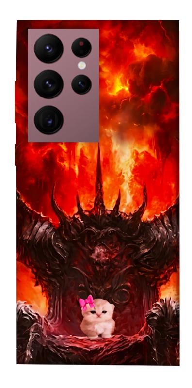 Чохол itsPrint Kitty hell для Samsung Galaxy S22 Ultra, меми, купити оптом з доставкою