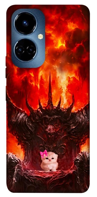 Чохол itsPrint Kitty hell для TECNO Camon 19 (CI6n) / 19 Pro (CI8n), меми, купити оптом з доставкою