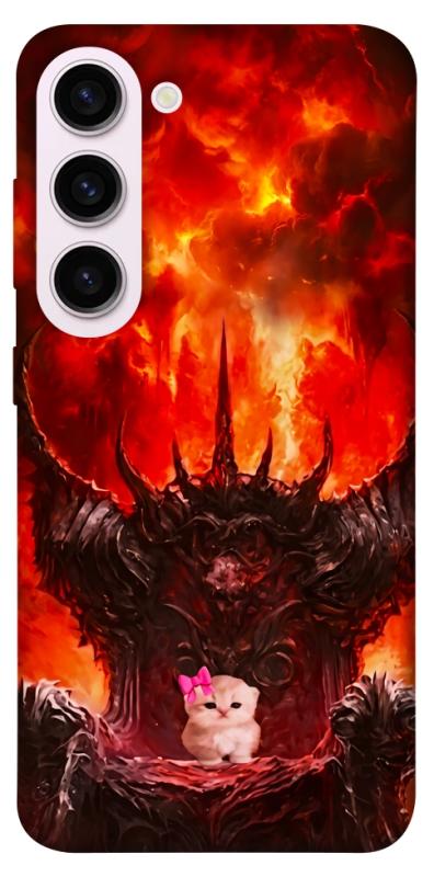 Чохол itsPrint Kitty hell для Samsung Galaxy S23+, меми, купити оптом з доставкою