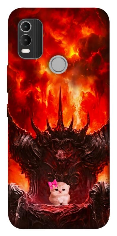 Чохол itsPrint Kitty hell для Nokia C21 Plus, меми, купити оптом з доставкою