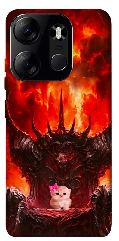 Чохол itsPrint Kitty hell для Tecno Spark Go 2023, меми, купити оптом з доставкою