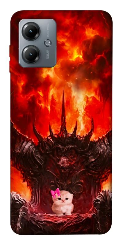 Чохол itsPrint Kitty hell для Motorola Moto G14, меми, купити оптом з доставкою