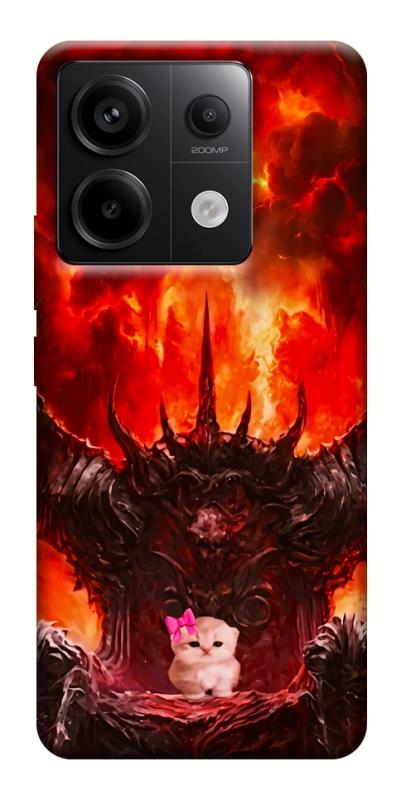 Чохол itsPrint Kitty hell для Xiaomi Redmi Note 13 Pro 4G, меми, купити оптом з доставкою