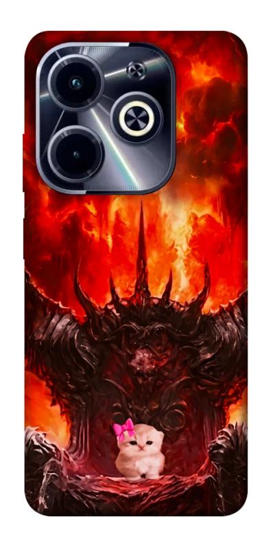 Чохол itsPrint Kitty hell для Infinix Hot 40i, меми, купити оптом з доставкою