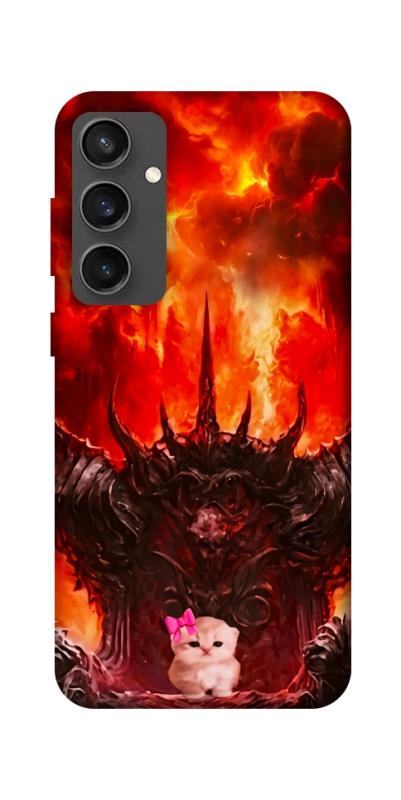 Чохол itsPrint Kitty hell для Samsung Galaxy S24 FE, меми, купити оптом з доставкою