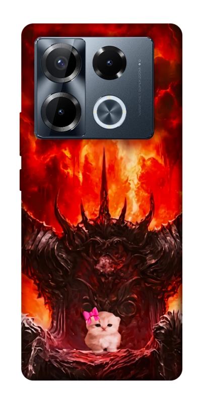 Чохол itsPrint Kitty hell для Infinix Note 40 Pro 4G, меми, купити оптом з доставкою