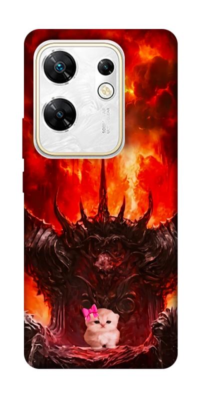 Чохол itsPrint Kitty hell для Infinix Zero 30 4G, меми, купити оптом з доставкою
