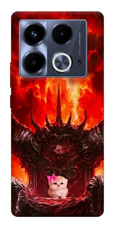 Чохол itsPrint Kitty hell для Infinix Note 40 4G, меми, купити оптом з доставкою
